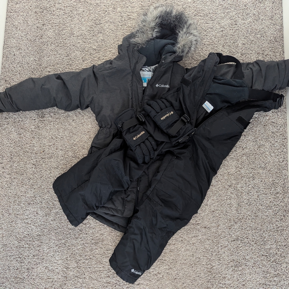 Columbia Black Puffer Jacket
